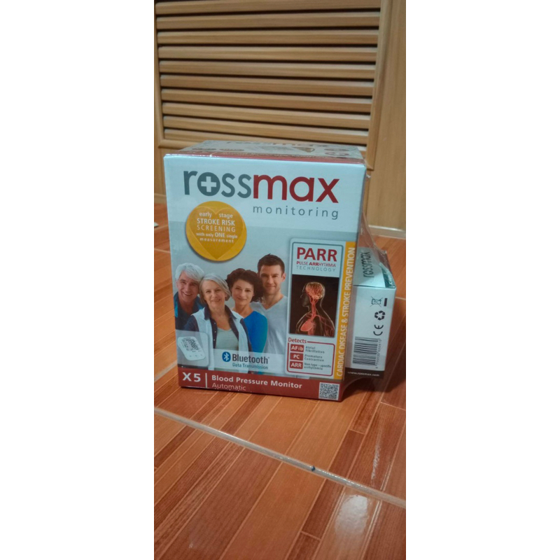 เครื่องวัดความดันโลหิตอัตโนมัติ Rossmax รุ่น X5 (เชื่อมต่อ Bluetooth ได้)