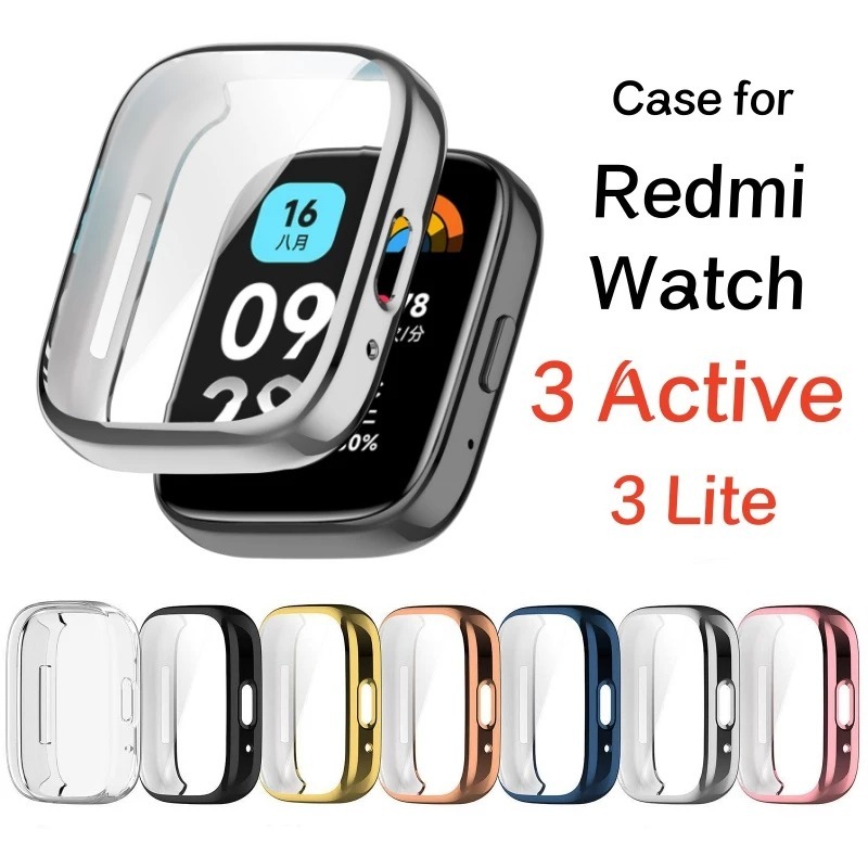 ELSX3C เคสกระจก สําหรับ Redmi Watch3 active สำรอง case For Redmi watch 3 active/ watch 3 เคสนาฬิกา