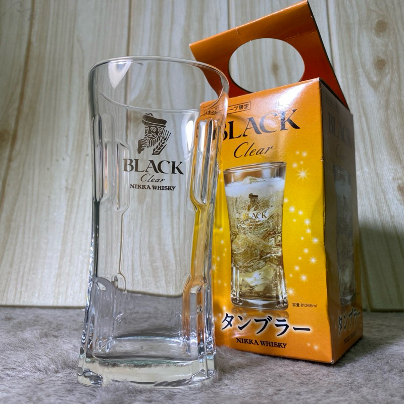 แก้ว Nikka Black Clear สกรีนทอง