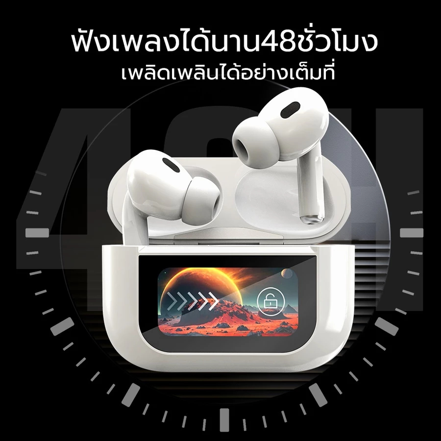 [หน้าจอสัมผัสสีเต็มรูปแบบ]🔥สินค้าขายดีที่สุด🔥 Monster XKT02 BT 5.3 หูฟัง หูฟังบลูทูธ หูฟังไร้สาย หูฟ