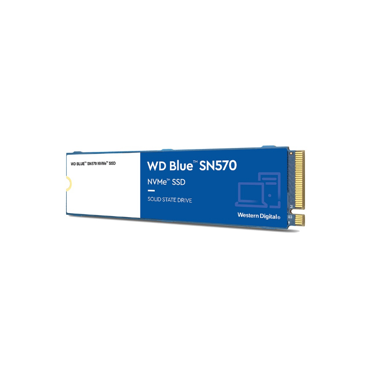 SSD (เอสเอสดี) M.2 2280 NVMe WD BLUE SN570 500GB ของใหม่ ได้จากการเคลม