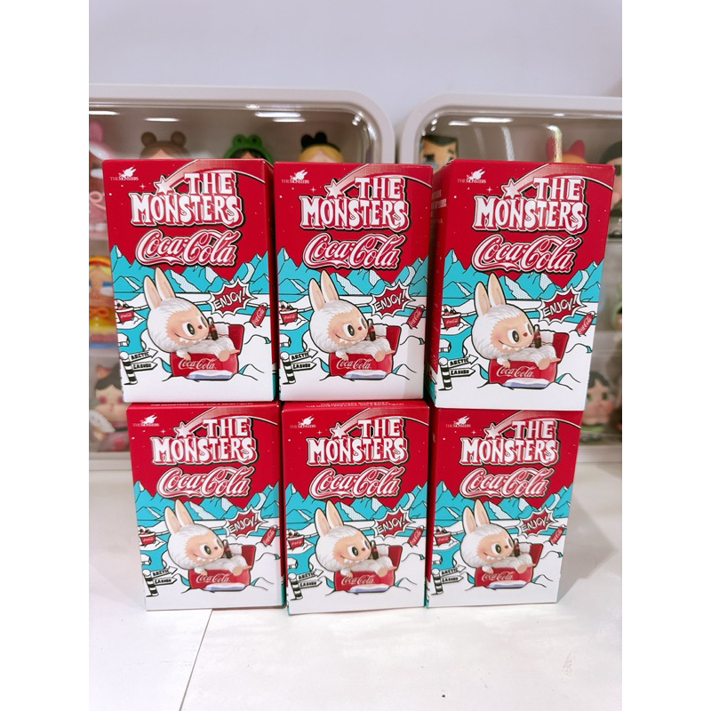 ***พร้อมส่งจากไทย***Labubu The monster CocaCola แบบระบุตัว ป้ายเหลืองจากpop now ของแท้ ส่งไว***
