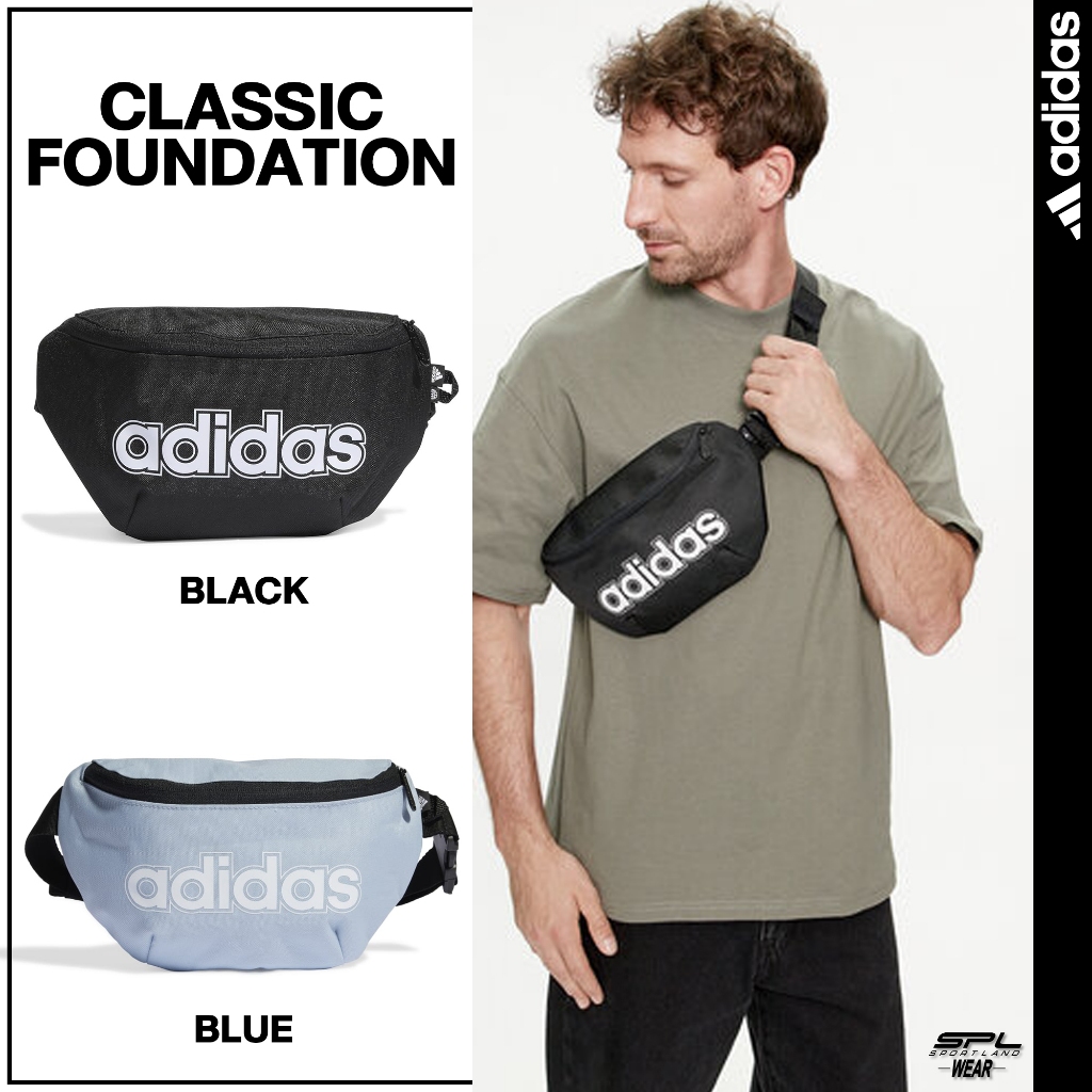 Adidas Collection อาดิดาส กระเป๋าคาดอก กระเป๋าคาดเอว WaistBag Classic Foundation HT4777 / IK5777 (60