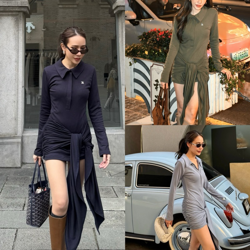 (พรีส่ง21ธ.ค.) JARIN | SHANG HAI POLO DRESS