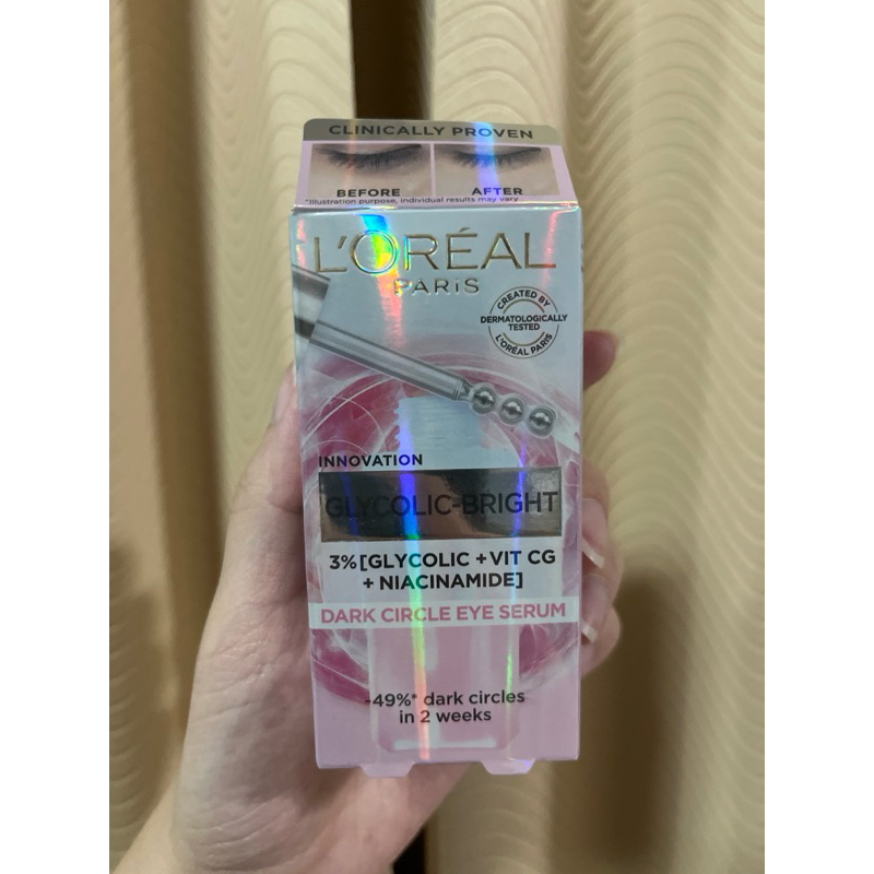 loreal paris dark circle eye serum 20 ml exp06/26