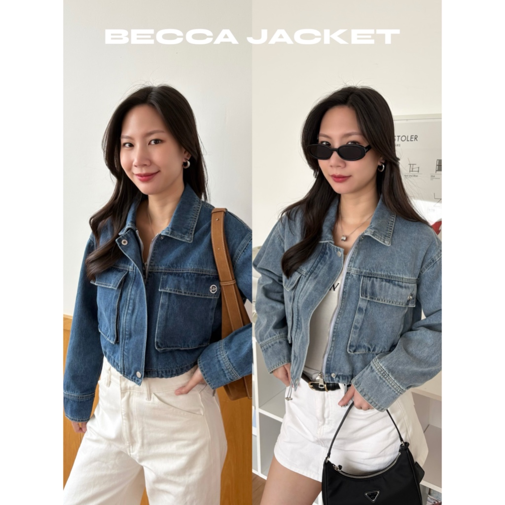 Sumwear.bkk - Becca jacket เสื้อแจ็คเก็ตยีนส์