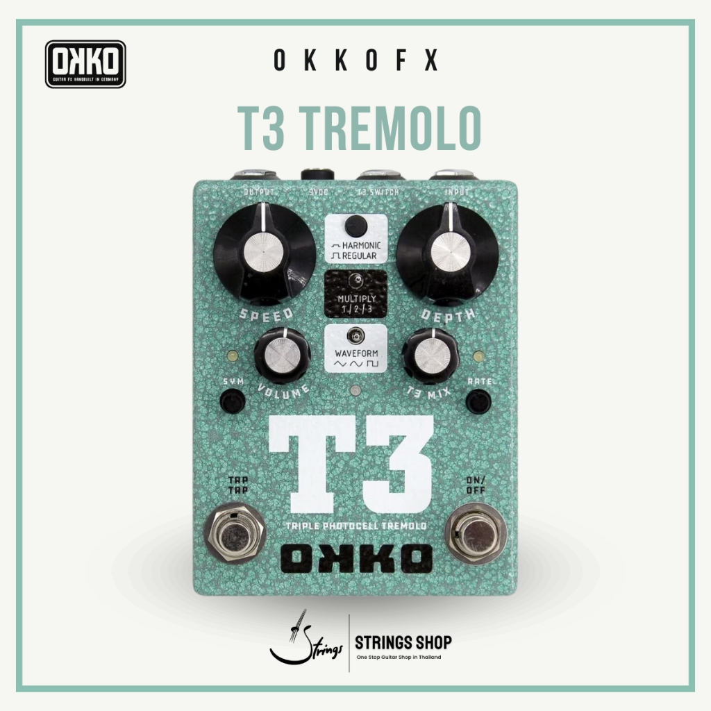 เอฟเฟคกีตาร์ OKKO T3 Tremolo