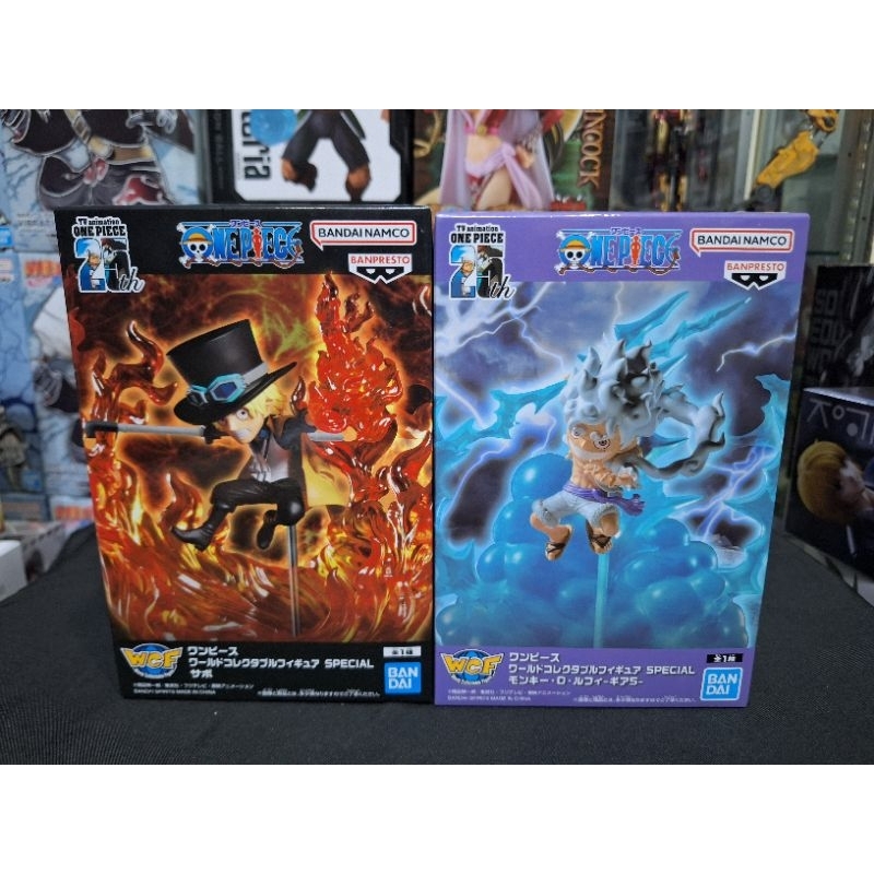 (พร้อมส่ง) Banpresto WCF One Piece Luffy Gear 5 Nika Mini Statue มือ 1 Lot 🇯🇵