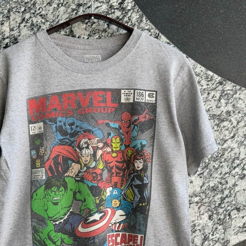 เสื้อยืดการ์ตูน Marvel comics Size S(มือ2)