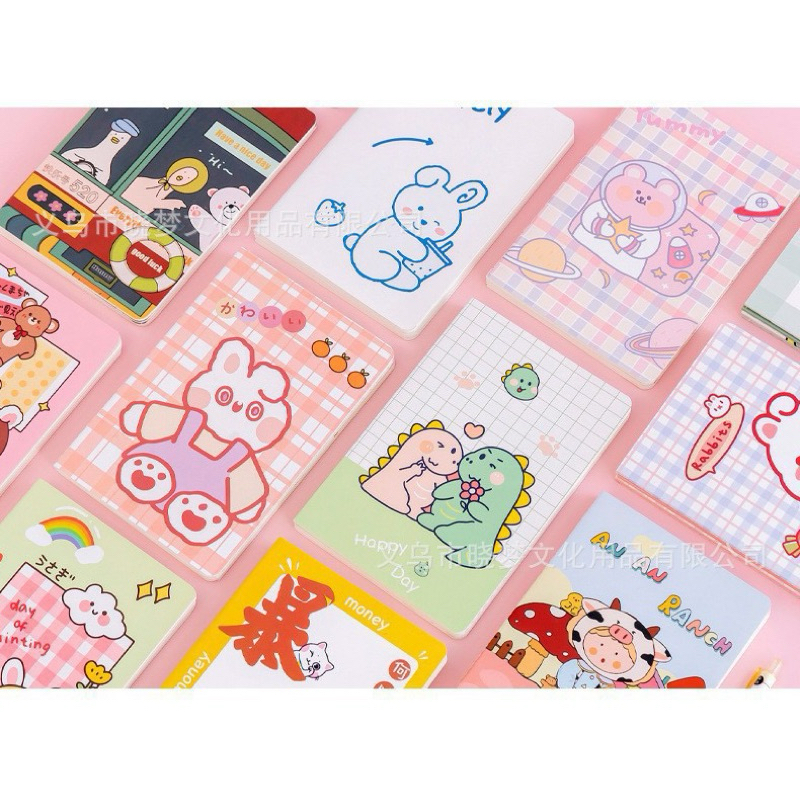 สมุดจดบันทึก มีเส้น (แบบคละ) A5 สมุดโน๊ต ไดอารี่ สมุดมีเส้น สมุดการ์ตูน เครื่องเขียน อุปกรณ์การเรียน เนื้อกระดาษดี - รูปที่ 2