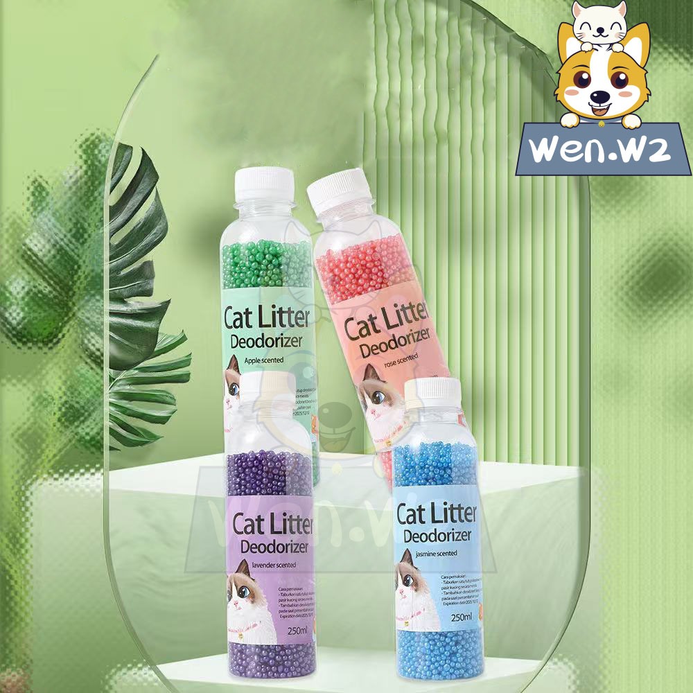 wen.W2  ที่ดับกลิ่นอึแมว  ที่ดับกลิ่นฉี่แมว ที่ระงับกลิ่น  เพียงโรยใส่กะบะทรายแมวกลิ่นจะค่อยๆหาย