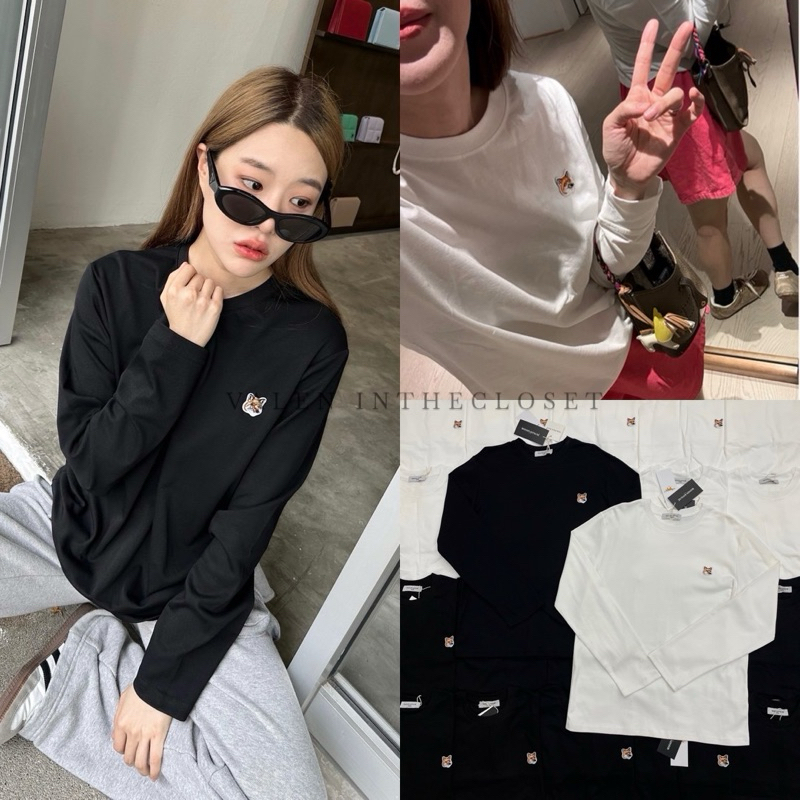 MS long-sleeved shirt เสื้อยืดแขนยาวงานปักที่อก รุ่นใหม่ น่ารักมาก
