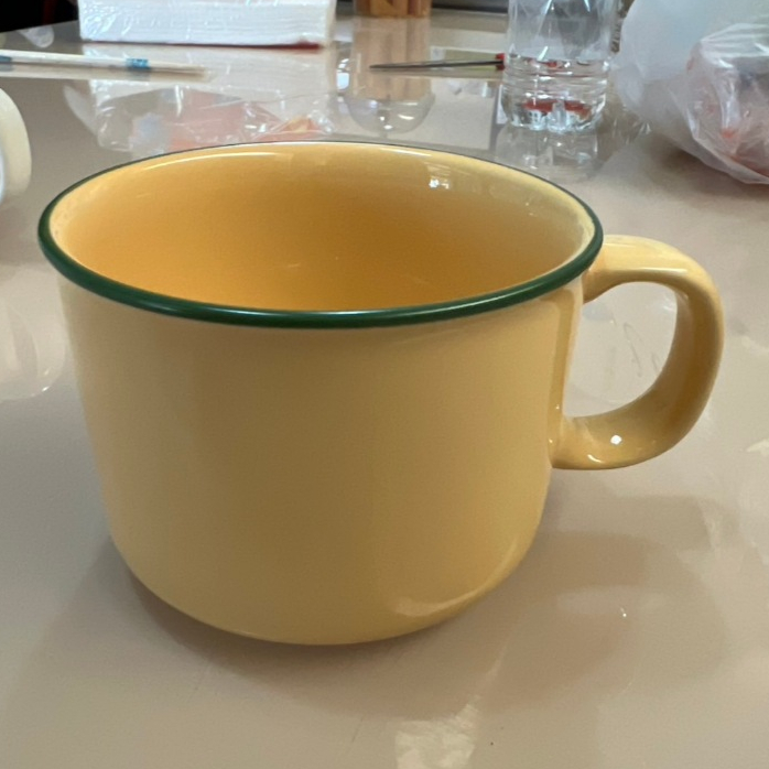 แก้วมัค แก้วลายสังกะสีชุบเหลือง ขนาด9.5x6.5cm หรือ 12oz เซรามิกเนื้อสโตนแวร์ Stoneware ออกใบกำกับภาษีได้ รหัส121224 cvin
