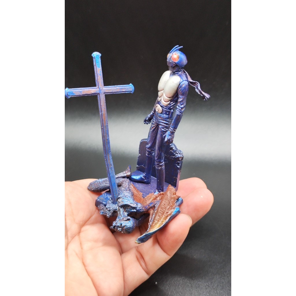 S.I.C. Takumi Kamen Rider V1  Blue Metallic Color figure Diorama ฟิกเกอร์ งานฉาก ไอ้มดแดง วี 1