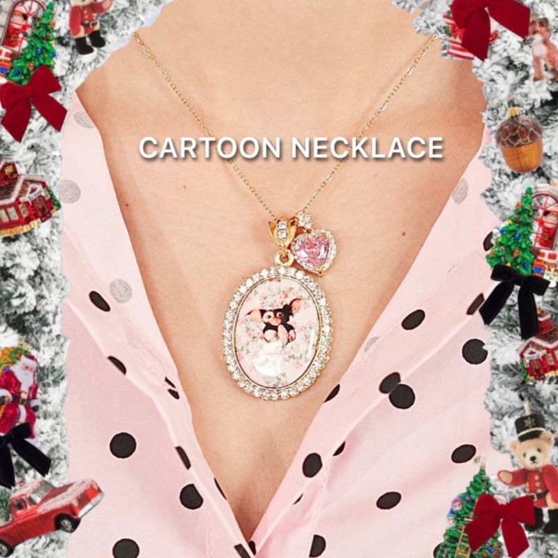 CARTOON NECKLACE แบรนคุณพลอย กดโค้ดก่อนสั่ง