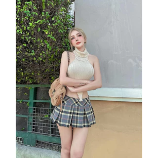 HH480✨MINI CHECKED SKIRT (490.-)