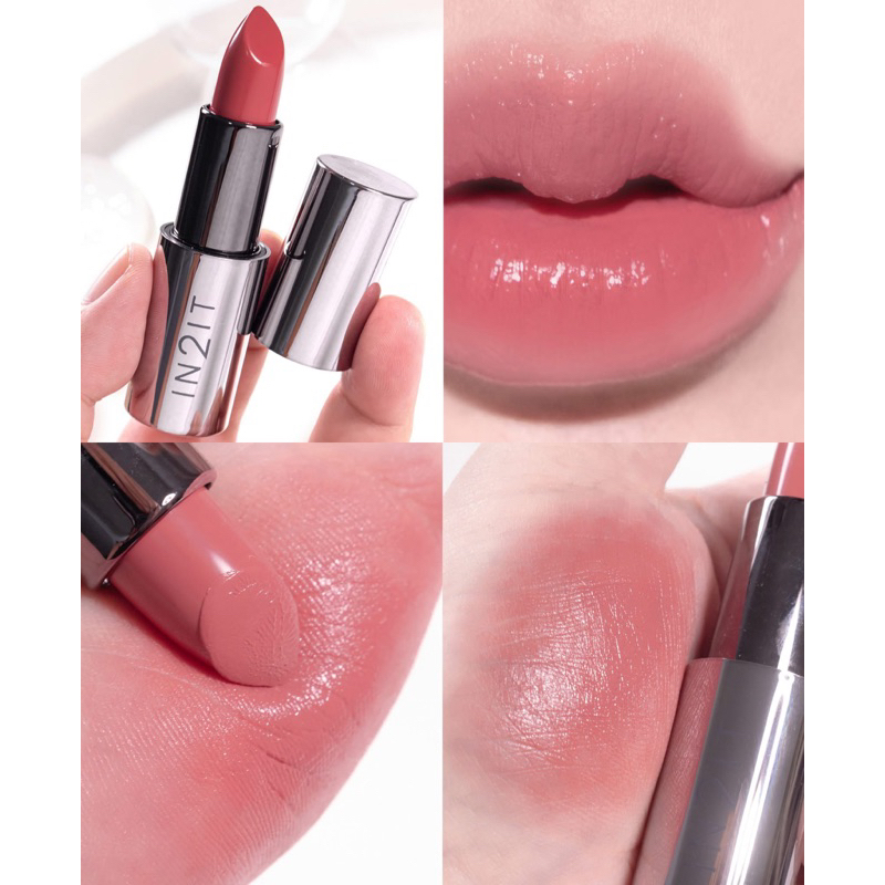 ลิปสติกสีสวยชัด ช่วยเติมเต็มร่องปาก ให้อวบอิ่ม สุขภาพดี ต้องรุ่นนี้เลย IN2IT Lavish Satin Lipstick
