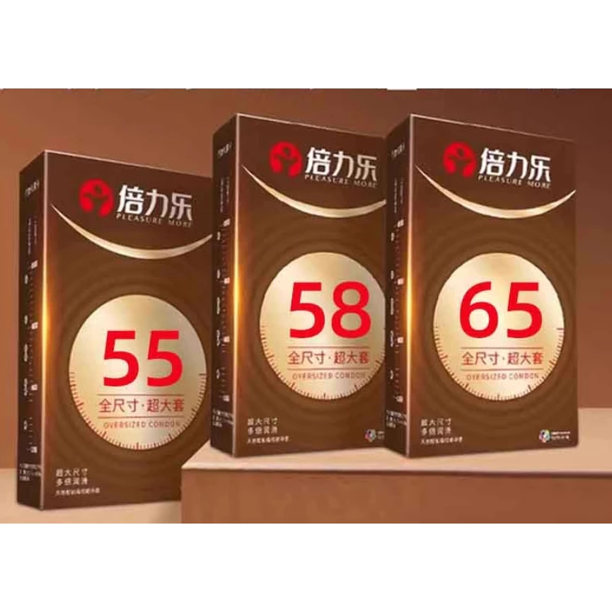 ถุงยางอนามัยแบบบาง All Size ผิวเรียบ Size 55 58 65mm.บาง 0.01 mm (10ชิ้น/กล่อง)