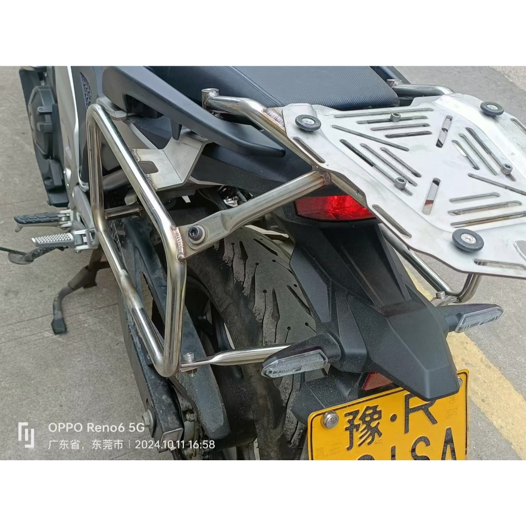 ชุดแร็คHONDA NC750Xไม่ต้องถอดมือจับ ชุดแร็คNC750X แร็คข้างNC750X แร็คท้ายNC750X