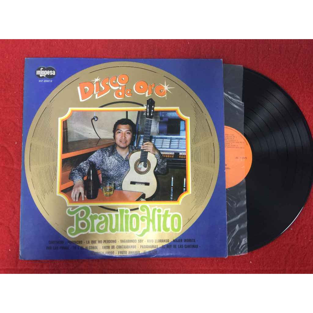 Tú y El Alcohol - Braulio Hito ขนาด 12 นิ้ว LP A86