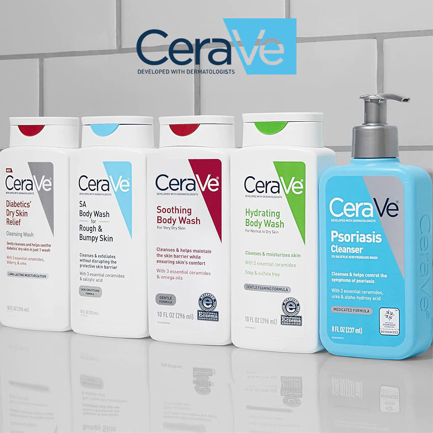 CERAVE SA Body Wash / Soothing Body Wash /Hydrating Body Wash 296ml