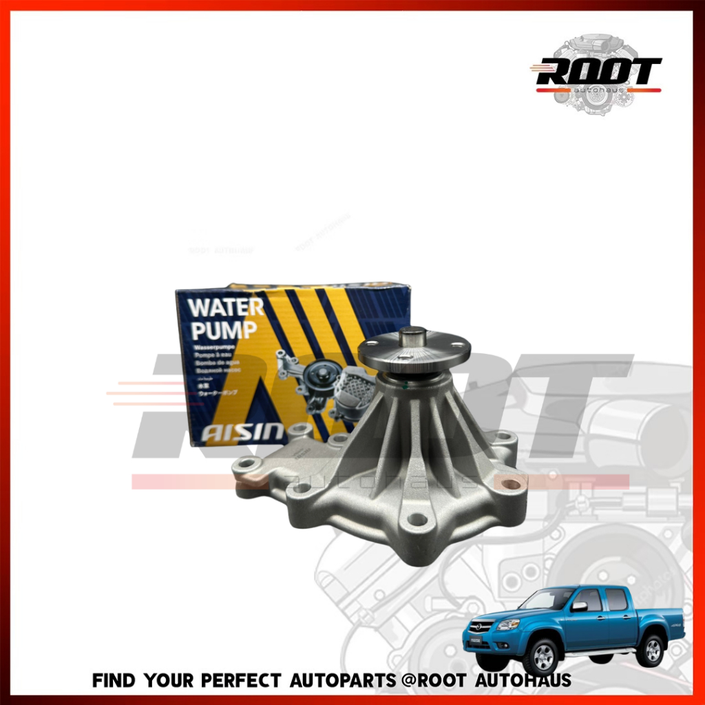 AISIN ปั๊มน้ำ MAZDA BT50 ปี 06-11 / FORD RANGER ปี 1998-2005 เครื่อง 2.5 / 2.9 เบอร์ WPZ-030VAT