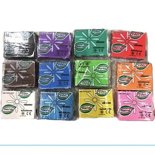ดินน้ำมันไร้สารพิษ (Non-Toxic Clay) YAKYYA 12สี 100G.