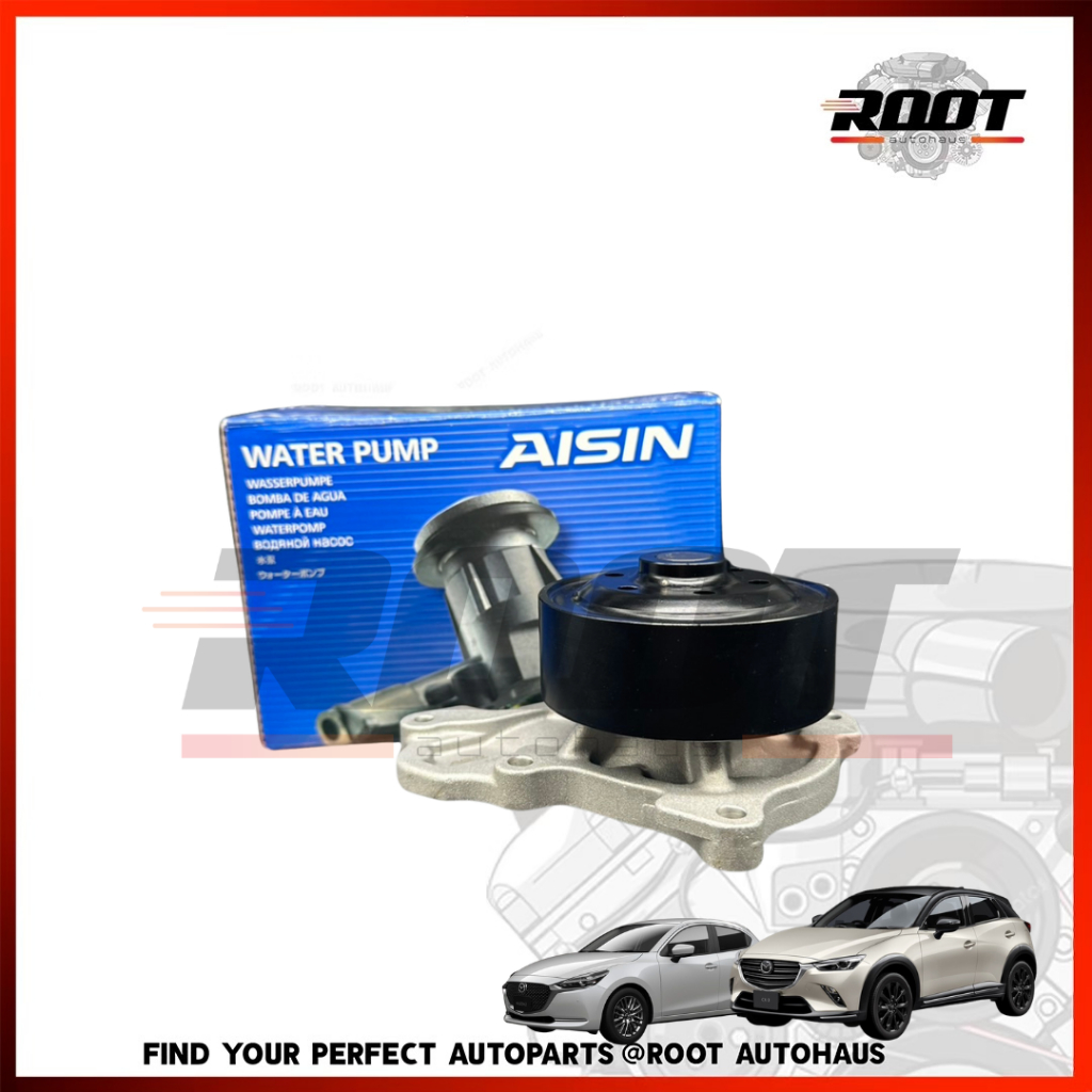 AISIN ปั๊มน้ำ MAZDA 2 SKY ปี 14-20 / CX-3 เครื่อง 1.5 ดีเซล เบอร์ WPZ639V