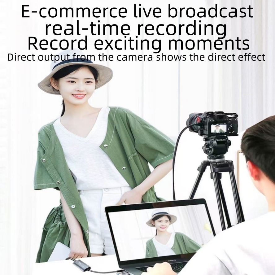 เอชดีเอ็มไอ HD Capture with Loop 4K 1080P Video Capture HD to type c 3.1 Video Capture Card /Mavis Link Audio Video
