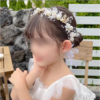 (🇹🇭พร้อมส่ง) ที่คาดผมดอกไม้ กำไรข้อมือ เครื่องประดับผมสไตล์เจ้าหญิง มงกุฏดอกไม้ น่ารัก ส่งไว