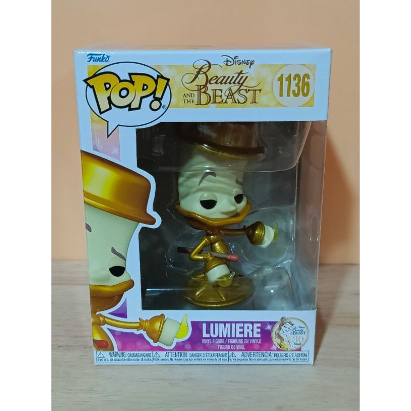 Funko Pop! : Beauty and the Beast - Lumiere [ กล่องสินค้า - 8/10 ]