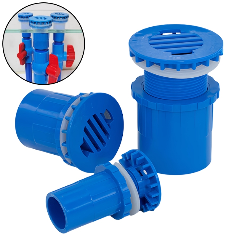 ข้อต่อท่อ PVC อะแดปเตอร์ท่อระบายน้ําตู้ปลา อุปกรณ์ท่อระบายน้ํา PVC สําหรับตู้ปลา อุปกรณ์เชื่อมต่อท่อน้ํา 20 / 25 / 32มม.