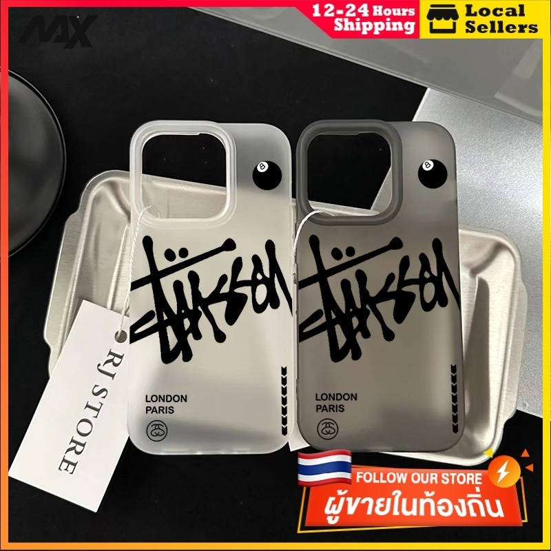 เคสไอโฟน 13 ยี่ห้อ เคส IPhone 15 12 16 14 11 13 Pro Max X XS Max 8 7 Plus SE 2020 เคสคู่ เรียบง่าย แฟชั่น เรียบง่าย เคส