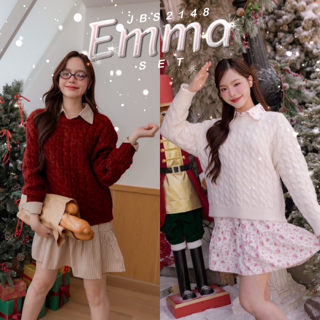 #JBS2148 Emma Set* (Sweater+Dress)