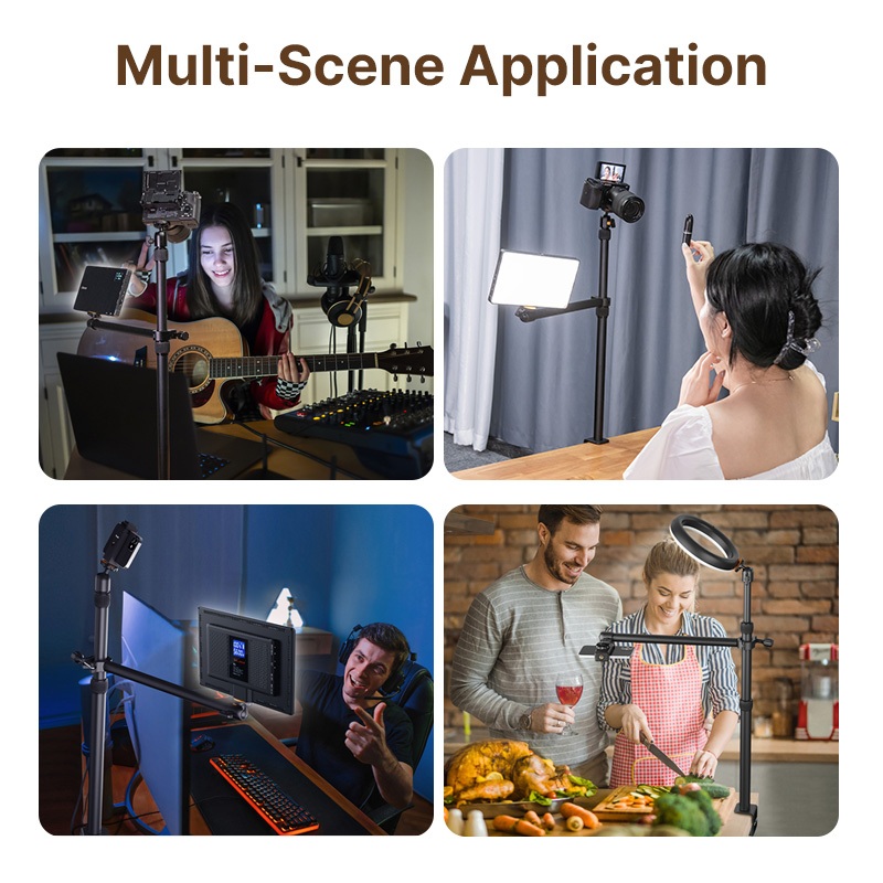 Ulanzi VIJIM LS02 Camera Desk Mount Stand ขาตั้งกล้อง ไลฟ์สด ขาตั้งหนีบโต๊ะ กล้อง DSLR Mirrorless