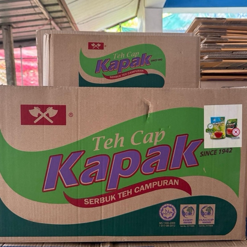 (1คำสั่งซื้ิอ/1ลัง ยกลังใหญ่20ก.ก. )ชาขวานKapakนำเข้าจากมาเลเซีย