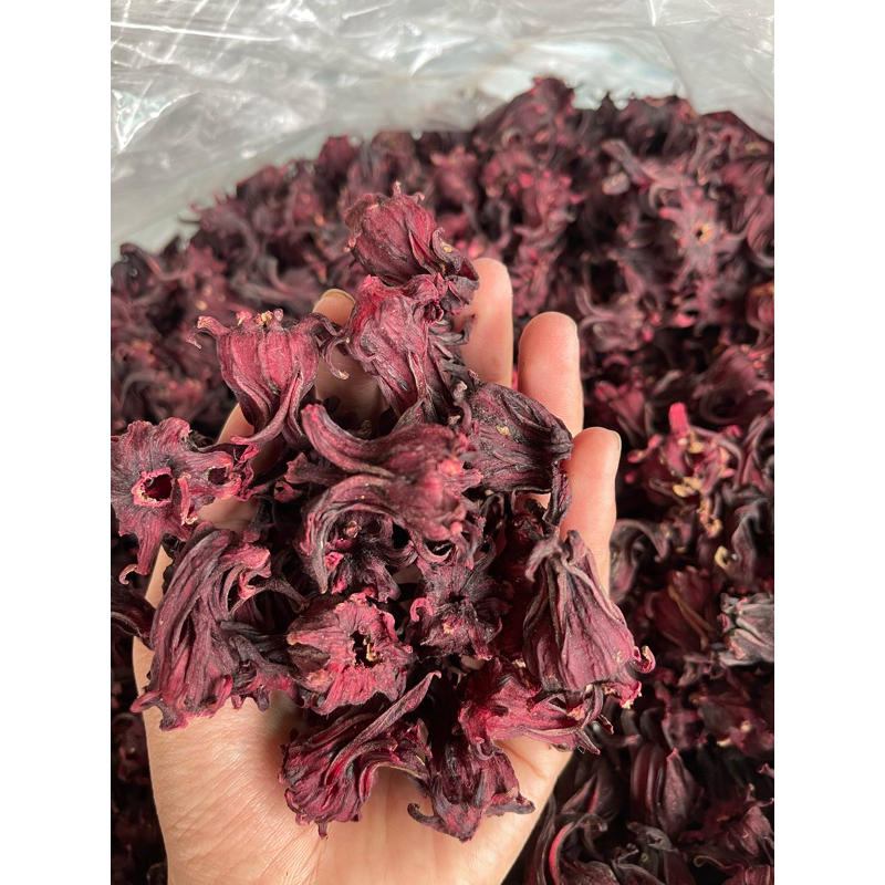 กระเจี๊ยบแดงแห้ง ขนาด 1kg. พร้อมส่ง กระเจี๊ยบไทยล๊อตใหม่