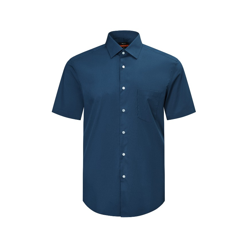 G2000 เสื้อเชิ้ตสีน้ำเงิน แขนสั้นแบบทางการ ทรง Smart Fit รุ่น 3613192276