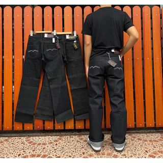 กางเกงยีนส์ขากระบอกHirock ผ้าดิบ 16 Oz แถมป้าย+ตะขอ ป้ายสีแดง เน้นปั้นเฟด