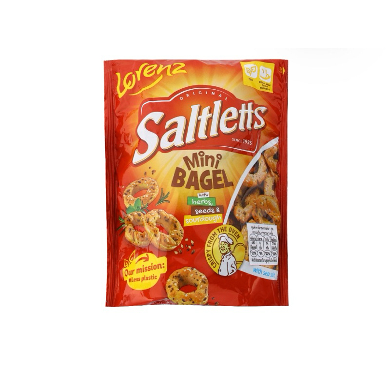 Lorenz Saltletts MINI BAGEL ลอเรนซ์ ซอลต์เล็ต มินิเบเกิ้ล 100 กรัม