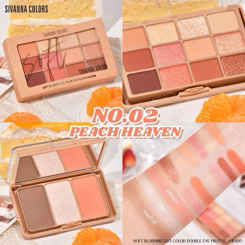 SIVANNA HF620 เซตแต่งหน้า อายพาเลทท์ ไฮไลท์ คอนทัว บลัชออน thumbnail 4