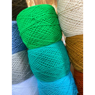 ไหมพรม 3 ply แบบกรอม้วน (พร้อมใช้) แบบเลือกทีละสี