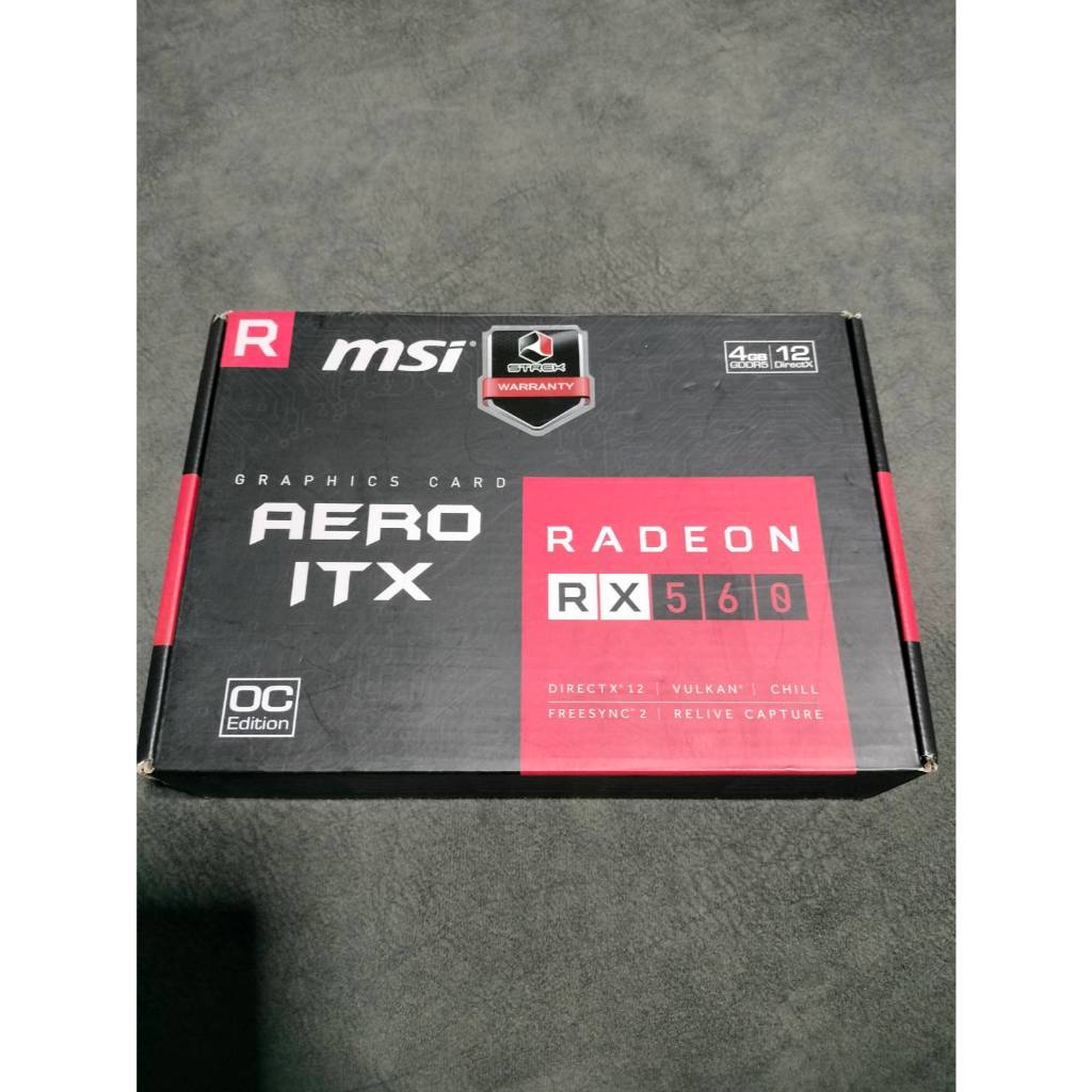 การ์ดจอ MSI AERO ITX RX 560 4GB GDDR5