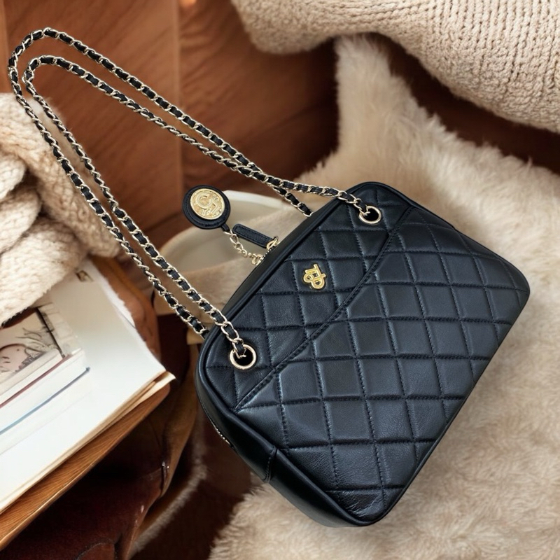 Violet 25cm กระเป๋าหนังแกะ แบรนด์Lovera