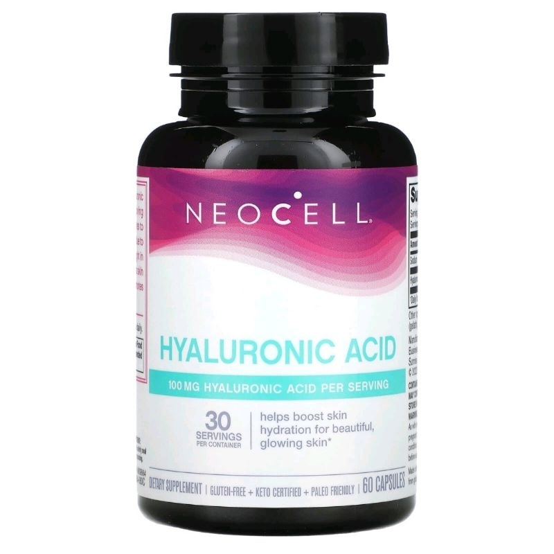 Neocell, Hyaluronic Acid, Nature's Moisturizer, 60 Capsules