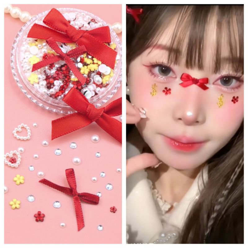 กลิตเตอร์ คริสมาสต์ มีเจลกาวในตัวและไม่มีกาว ใช้แต่งหน้า ทาตัว (พร้อมส่งจากไทย🇹🇭) - รูปที่ 6