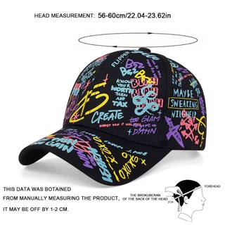 อินเทรนด์รูปแบบ Graffiti เบสบอลหมวกสีดำสีขาว Trucker หมวกสำหรับผู้ชายผู้หญิงฤดูร้อนตกปลา Snapback หมวกผ้าฝ้ายเบสบอลหมวก
