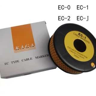 JIANGJIANGLE1 ม้วน / วายมาร์คเกอร์ Wire Marker Cable markers แบบตัวเลือก EC-2 EC-J ตัวอักษร A-Z