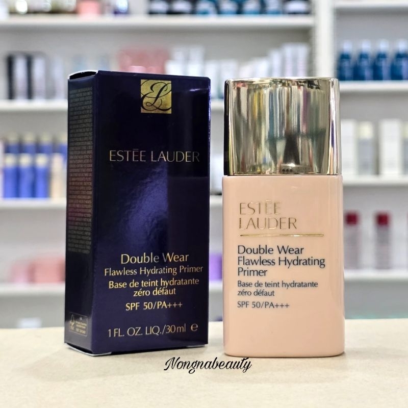 ยิงจริง❤ Silk Lauder Double-Effect Flawless Moisturizing Base Cream spf50/pa+++30ml Peach Color Base