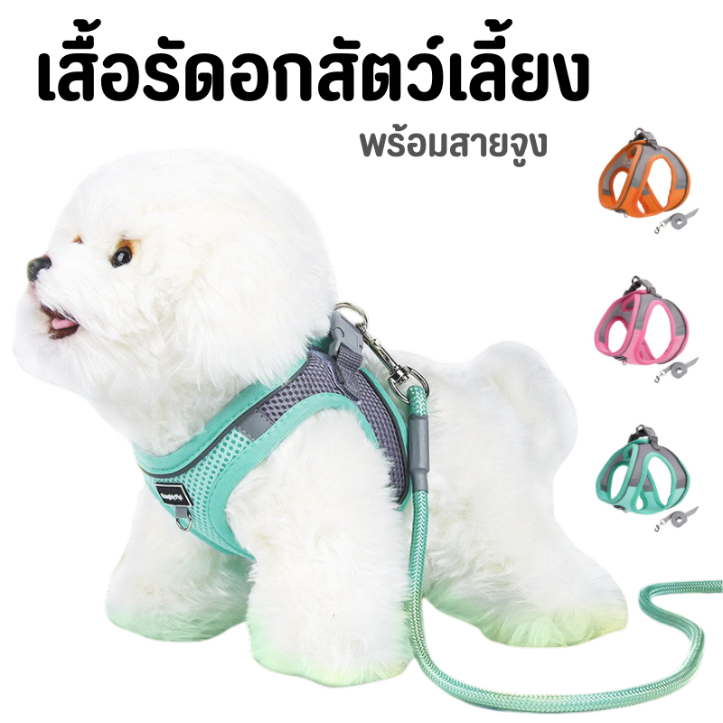 เสื้อรัดอก เสื้อสายจูง น้องหมา น้องแมว เสื้อสัตว์เลี้ยง เสื้อผ้า ของใช้สัตว์เลี้ยง